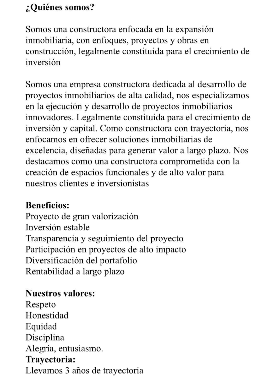 Equipo y obra Successo